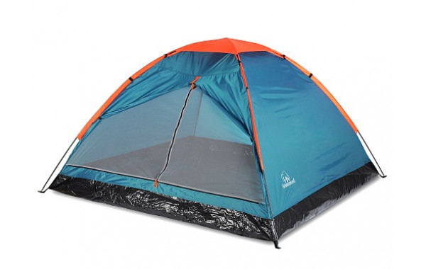 Палатка 3-х местная Greenwood Summer 3 синий/оранжевый 600_380