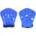 Лопатки для плавания силиконовые (взрослые) Larsen Swim HP10 синий 75_75