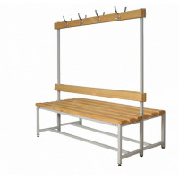 Скамейка для раздевалок двухсторонняя 200x65x169 cм Ellada М766Г