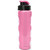 Бутылка для воды HEALTH and FITNESS , 700 ml., anatomic, прозрачно/розовый КК0162