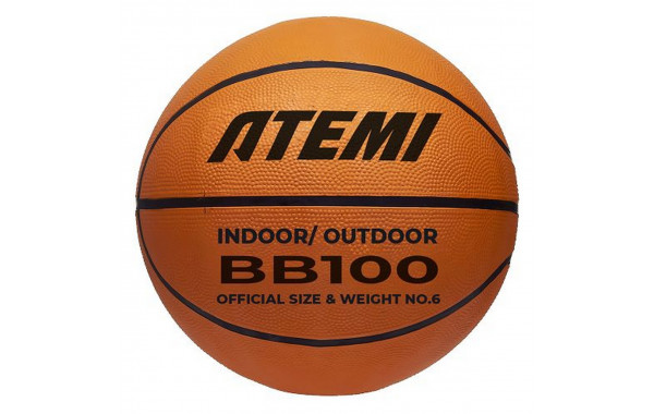 Мяч баскетбольный Atemi BB100N р.6, окруж 72-74 600_380