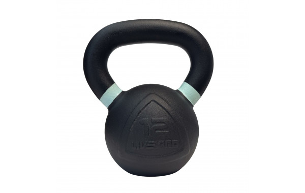 Чугунная гиря 12кг Live Pro Kettlebell LP8049-12 600_380