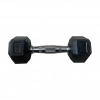 Обрезиненная гексагональная гантель 8кг Inex Hex Dumbbell TF-D2017-8