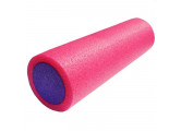 Ролик для йоги Sportex полнотелый 2-х цветный (розовый/фиолетовый) 45х15см PEF45-5