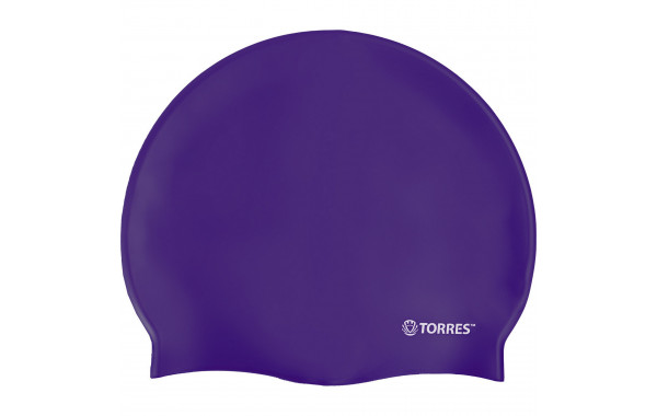 Шапочка для плавания Torres Flat, силикон SW-12201PL фиолетовый 600_380