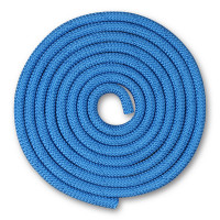 Скакалка гимнастическая Indigo SM-121-RBL утяжеленная, длина 2,5м, шнур, синий
