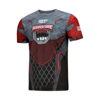 Футболка Green Hill Hardcore MMA TSH-10570 красно-чёрный