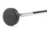 Штанга неразборная обрезиненная 7,5 кг. Прямой гриф VictoryFit VF-DX4075