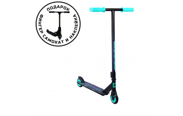 Самокат трюковый 100мм Sport Collection СК-ST100-60 black 600_380