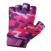 Перчатки для фитнеса Star Fit WG-101, розовый камуфляж 75_75