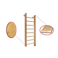Шведская стенка 180х70см, бок. 110x35мм (массив.сосна), перекладина 35мм Dinamika