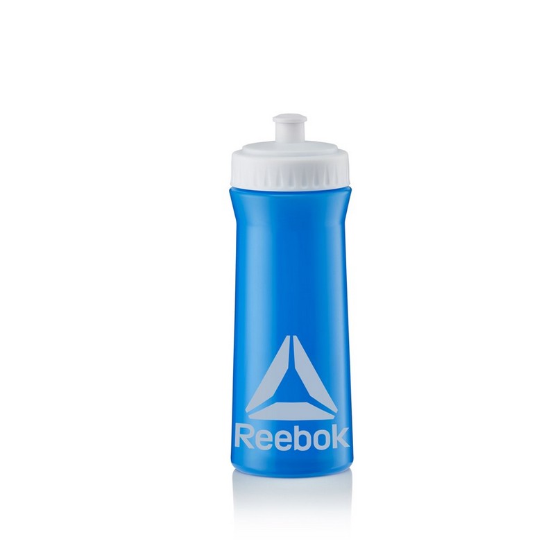 Купить Бутылка для тренировок Reebok 500 ml (белый-голубой) RABT11003BLWH,
