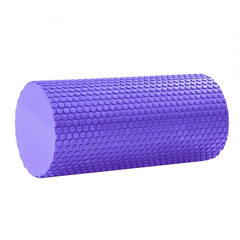 Купить Ролик массажный для йоги Sportex 30х15см B31600 фиолетовый,