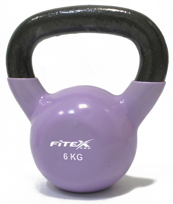 Гиря в виниловой оболочке 6 кг Fitex Pro FTX2201-6