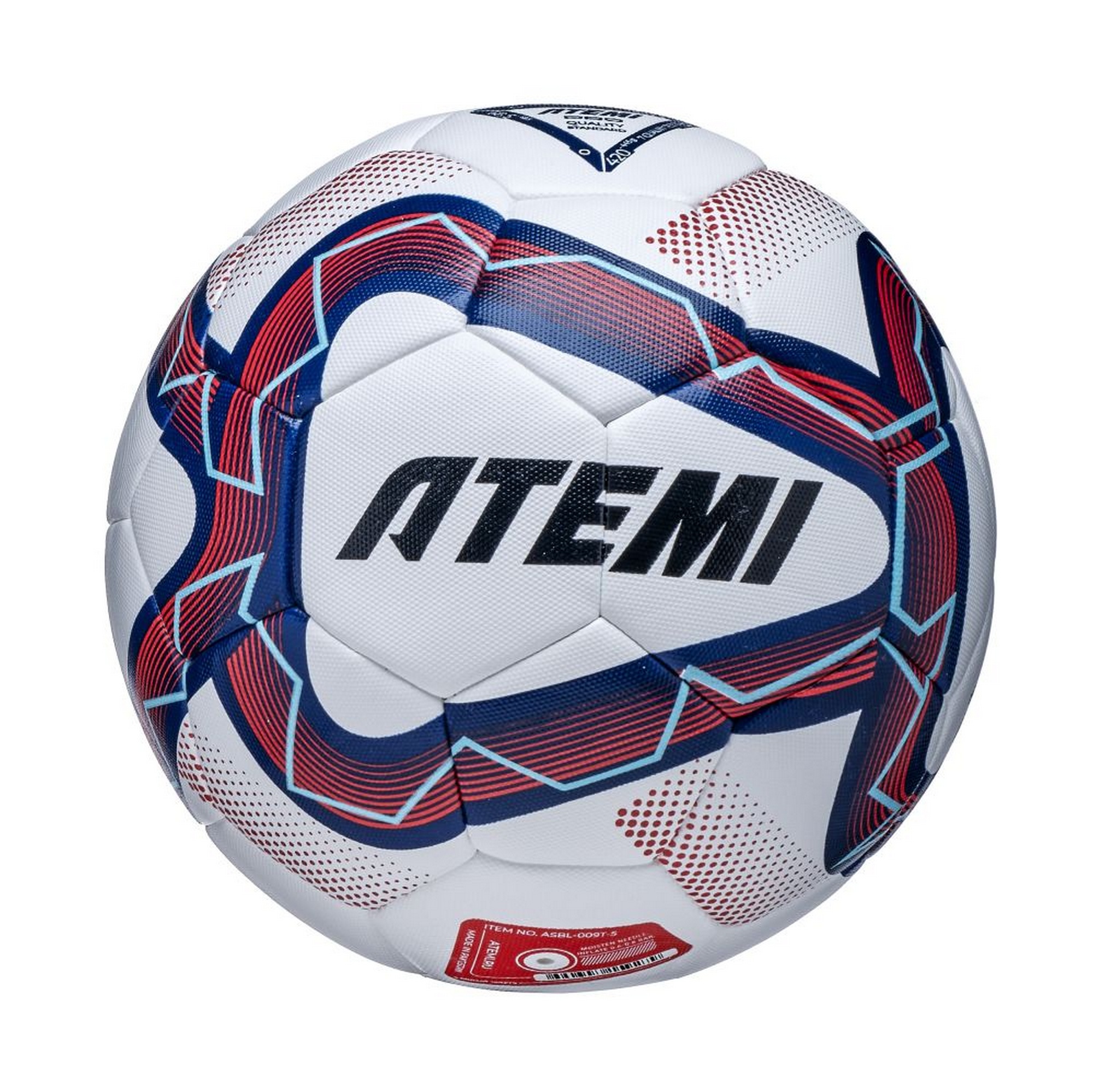 Мяч футбольный Atemi Attack Match Hybrid stitching ASBL-009T-5 р.5 - фото 1