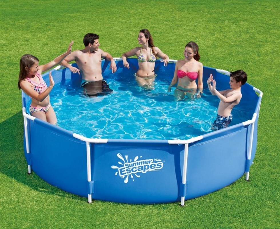 

Каркасный бассейн круглый 305х107см SummerEscapes Metal Frame Р20-1042
