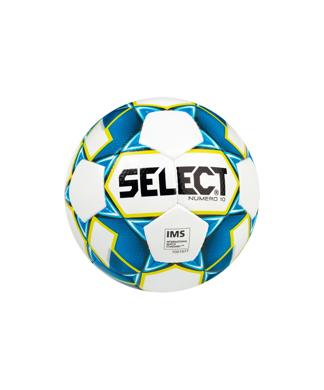 Мяч футбольный Select Numero10 р.5, белый/синий/зеленый от Дом Спорта