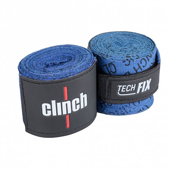 Бинты эластичные Clinch Boxing Crepe Bandage Tech Fix синие C140 553_553