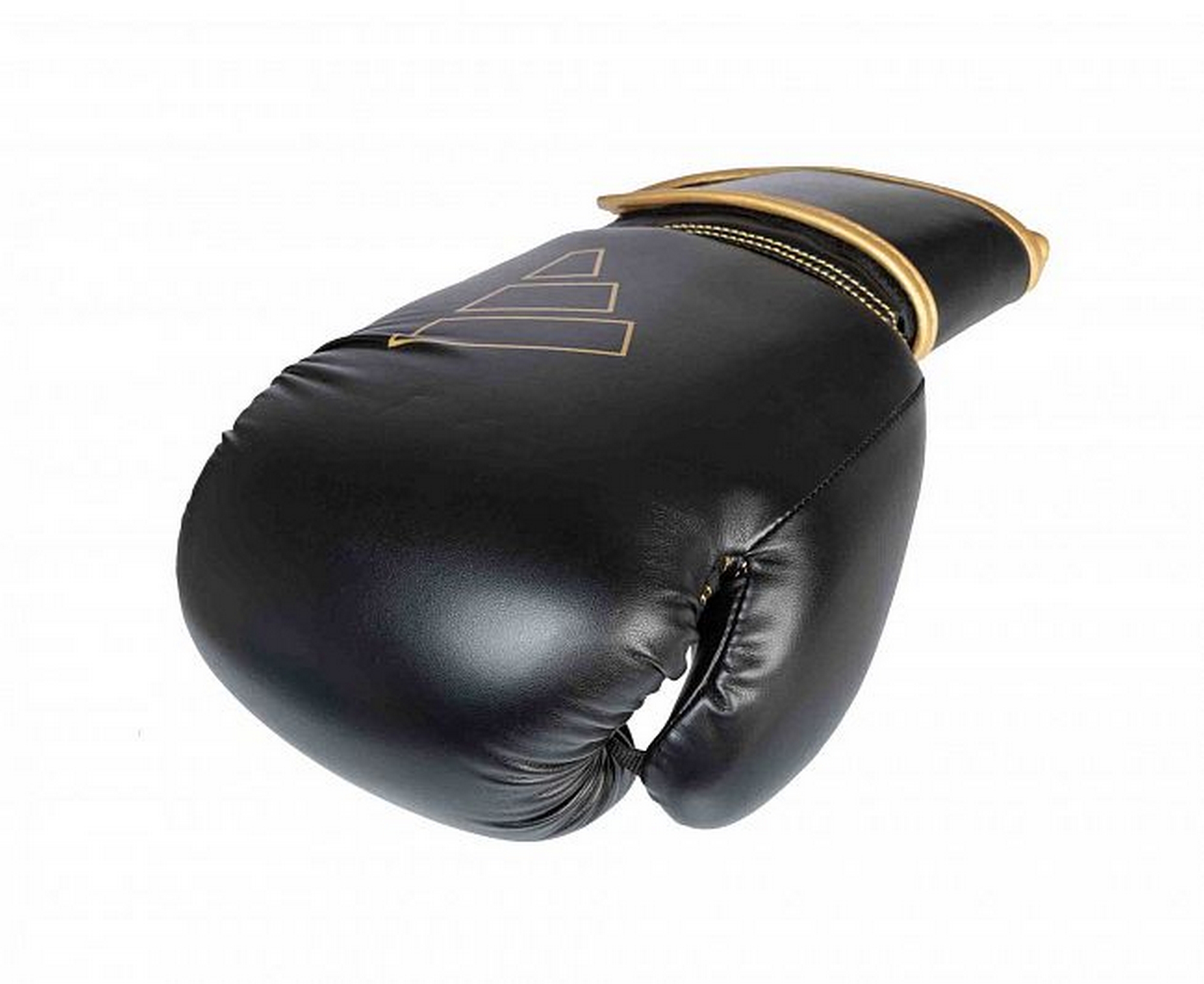 Перчатки боксерские Adidas Hybrid 80 adiH80 черно-золотой 2000_1634