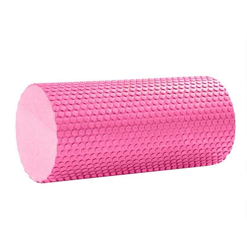 Купить Ролик массажный для йоги Sportex 30х15см B31600 розовый,