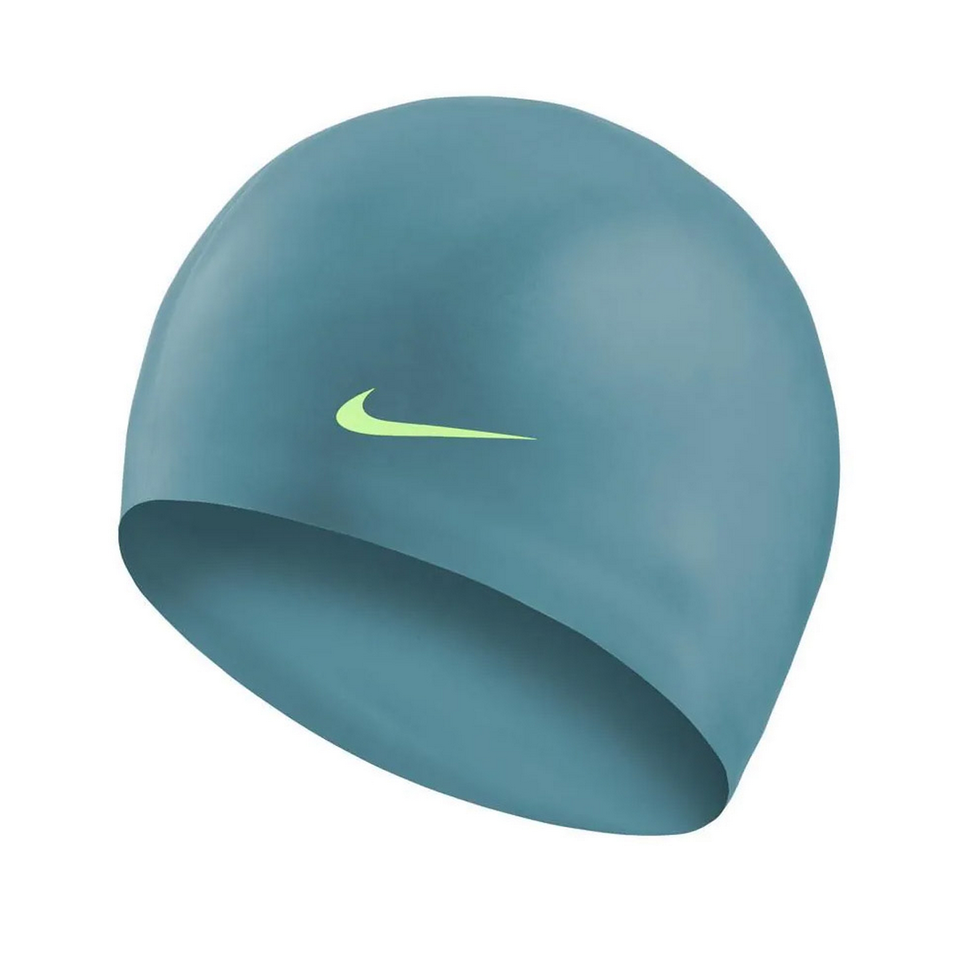 Шапочка для плавания Nike Solid Silicone, FINA Approved 93060448 темно-бирюзовый - фото 1