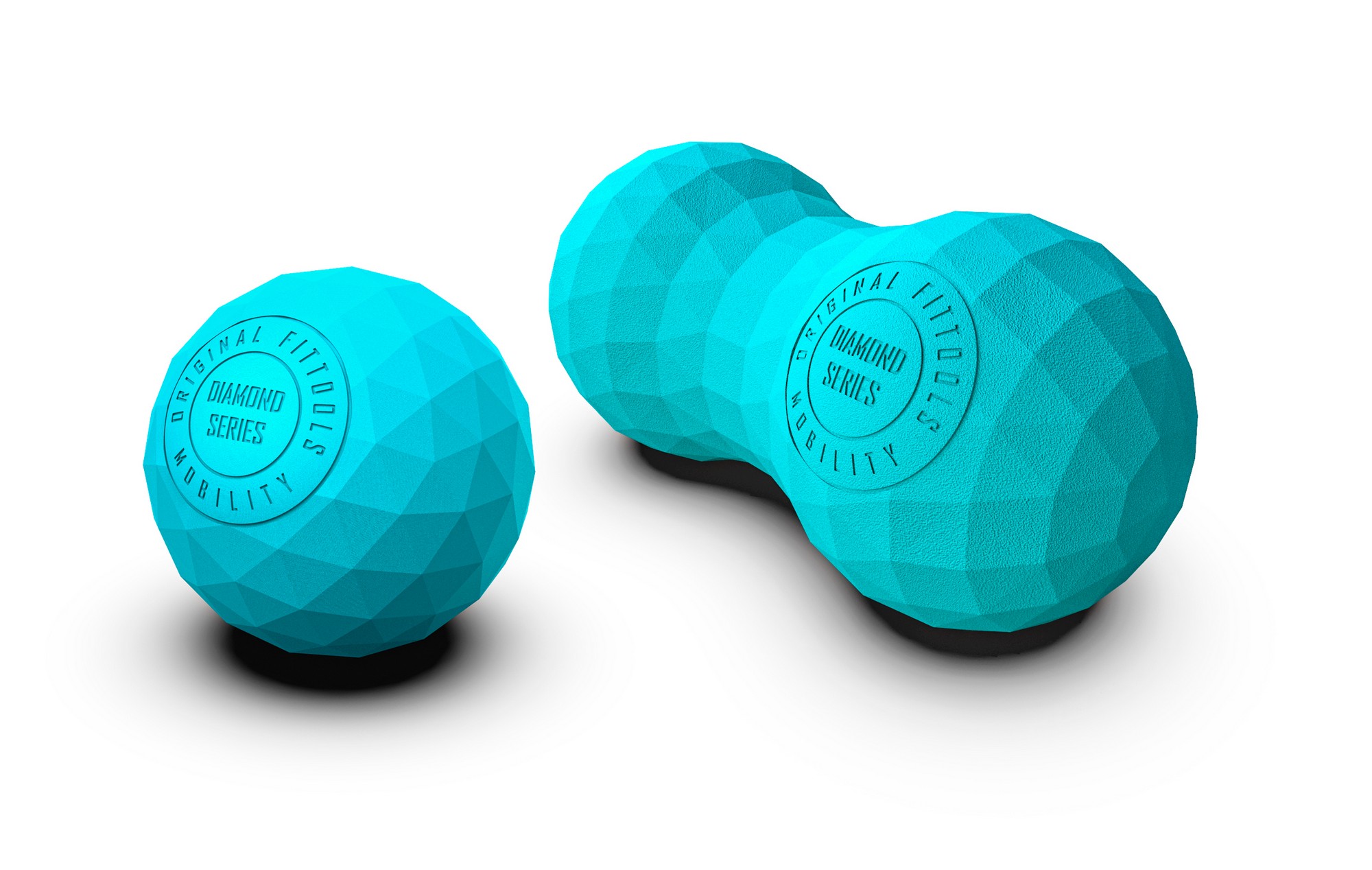 Комплект из двух мячей для МФР Original Fit.Tools FT-DIAMOND-TQ бирюзовый