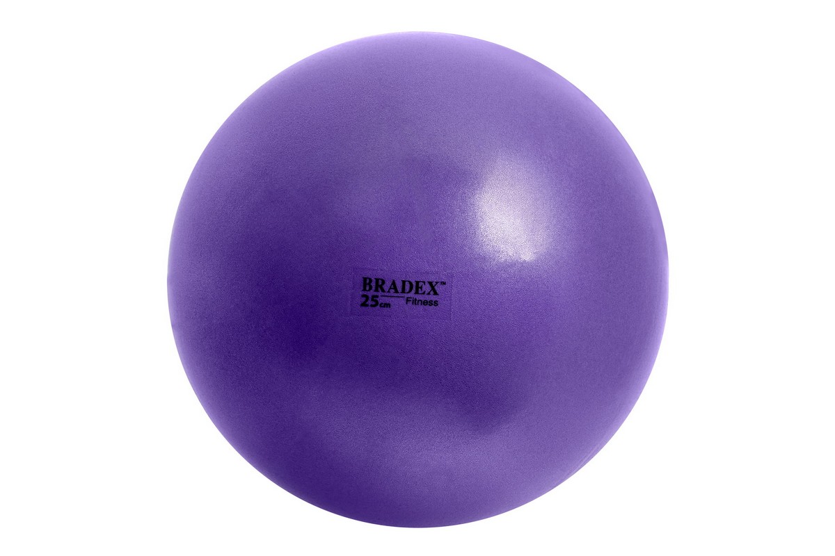 Мяч для фитнеса, йоги и пилатеса ФИТБОЛ-25 Bradex SF 0823 фиолетовый,  - купить со скидкой