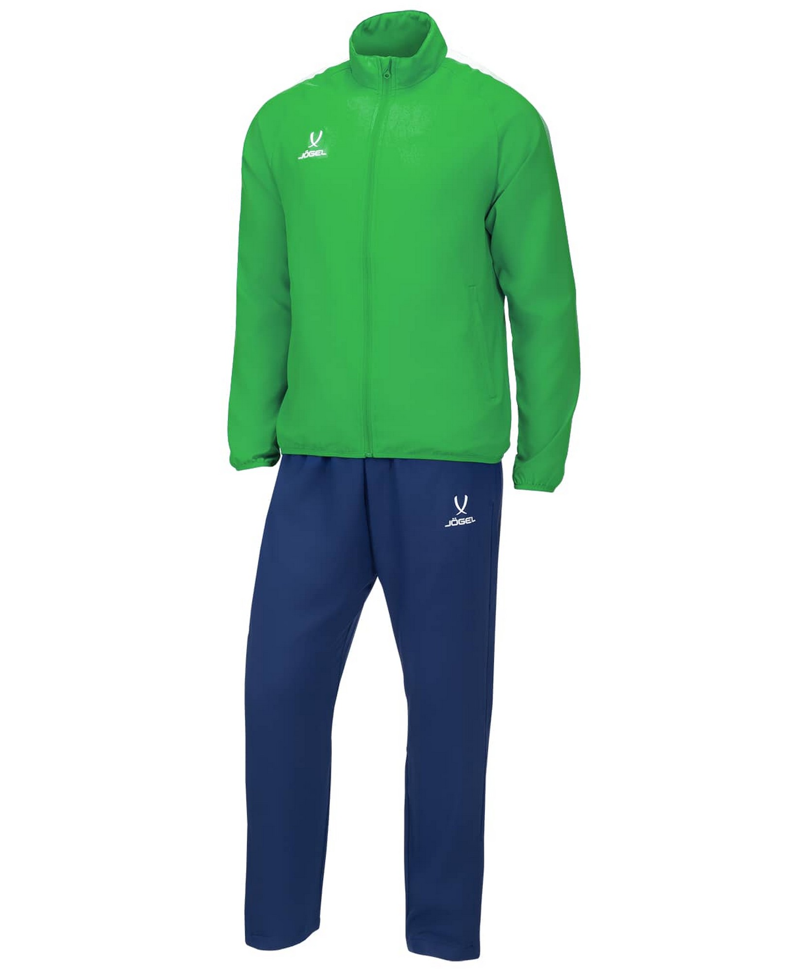 Костюм спортивный Jogel CAMP Lined Suit зеленый\темно-синий