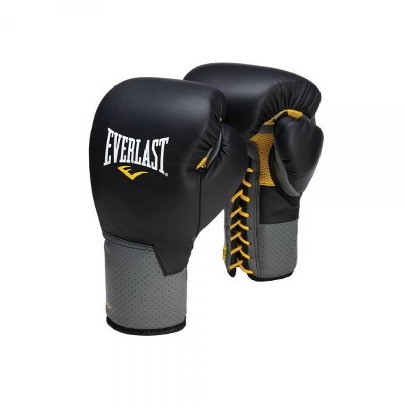 фото Перчатки тренировочные everlast pro leather laced 10 oz 591001