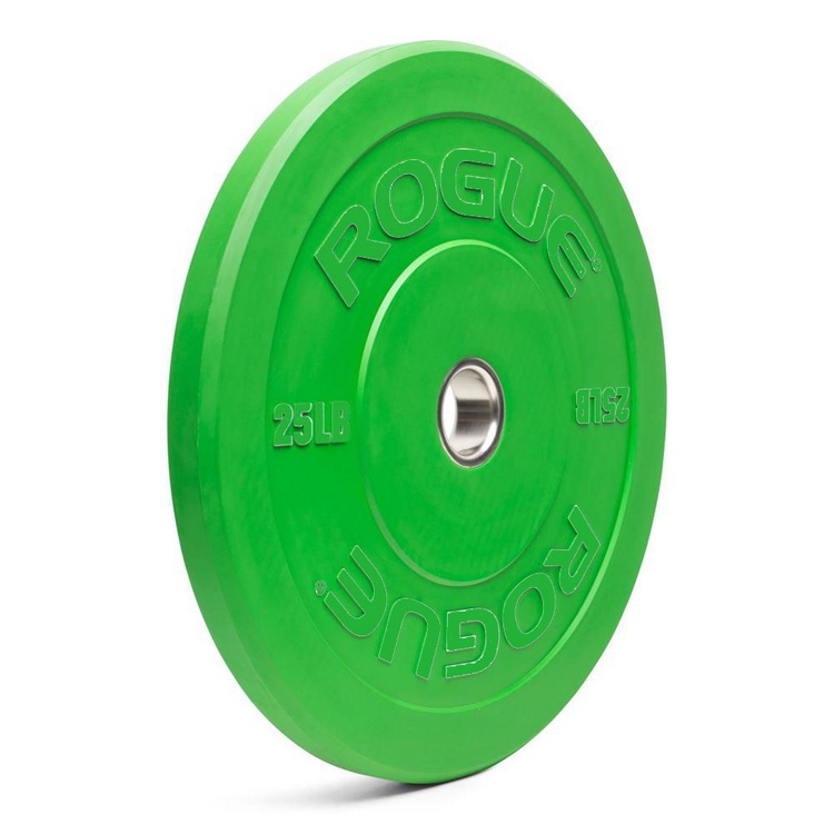 фото Диск бамперный rogue d50мм цветной 25 lb 11 кг rogue fitness