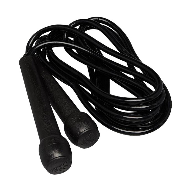 

Скакалка Adidas Speed Rope Plastic Handle черная adiJRW03