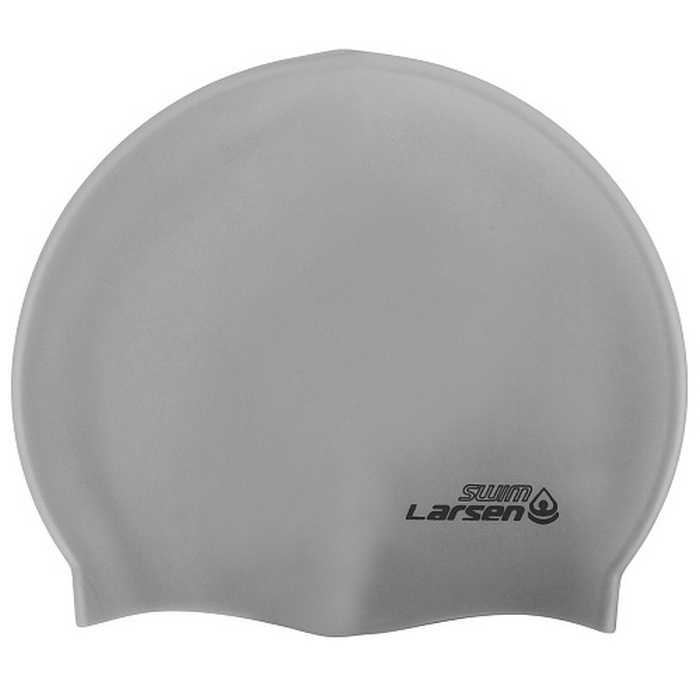 Купить Шапочка плавательная Larsen SC12 (SC601), серый,