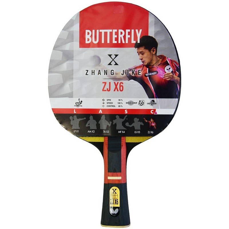 

Ракетка для настольного тенниса Buttefly Zhang Jike ZJX6 (FL/CV)