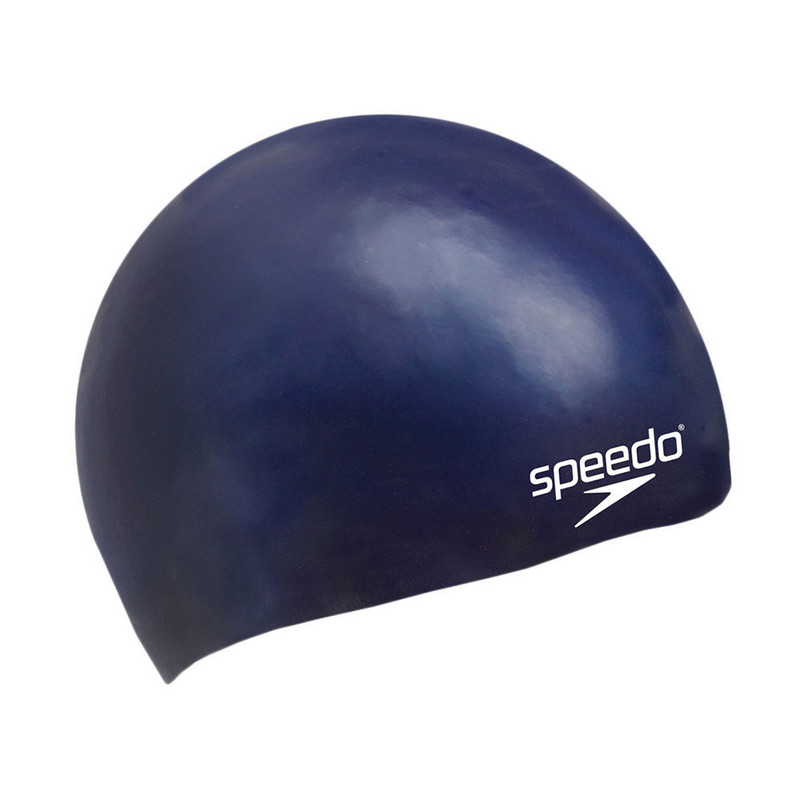 Шапочка для плавания детская Speedo Plain Moulded Silicone Cap Jr 8-709900011, синий