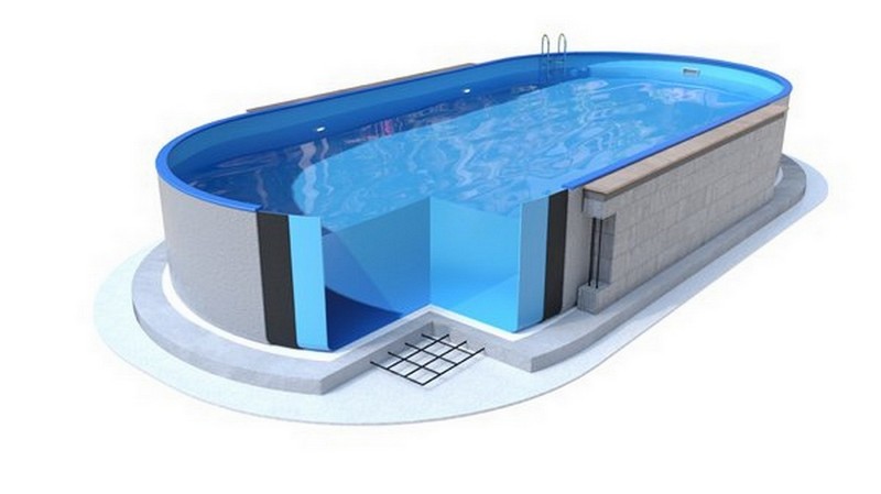 Морозоустойчивый бассейн круглый 600х600x150см Mountfield Ibiza 3EXB0095[3BZA1082] мозаика 800_449