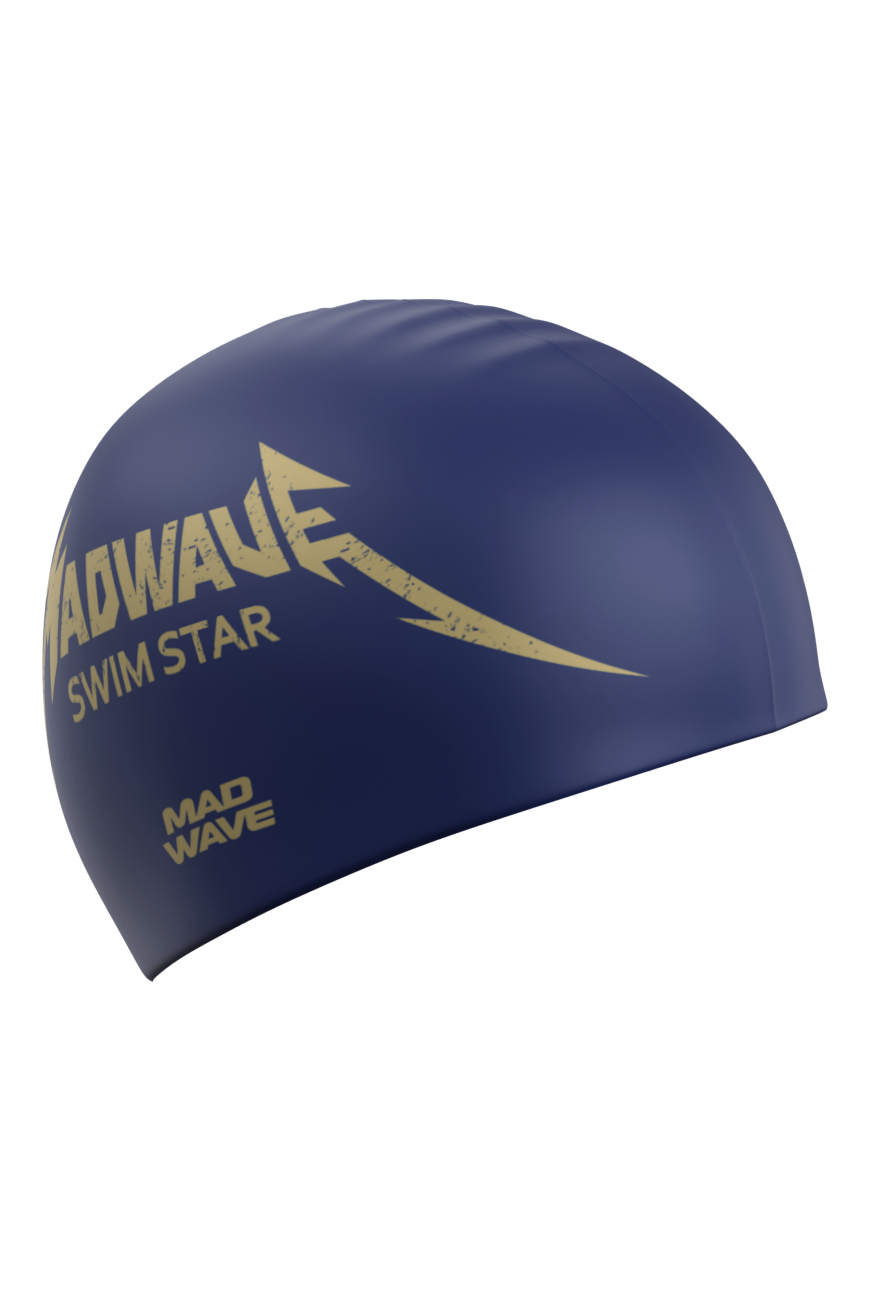 

Силиконовая шапочка Mad Wave Swimstar M0555 33 0 03W темно-синий