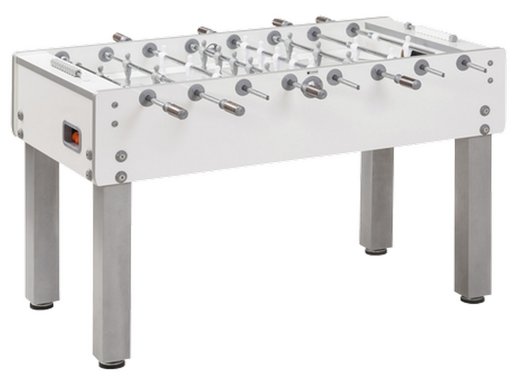 Игровой стол - футбол Garlando G-500 Pure White H2O (143x76x88см) 54.216.05.0 - фото 1