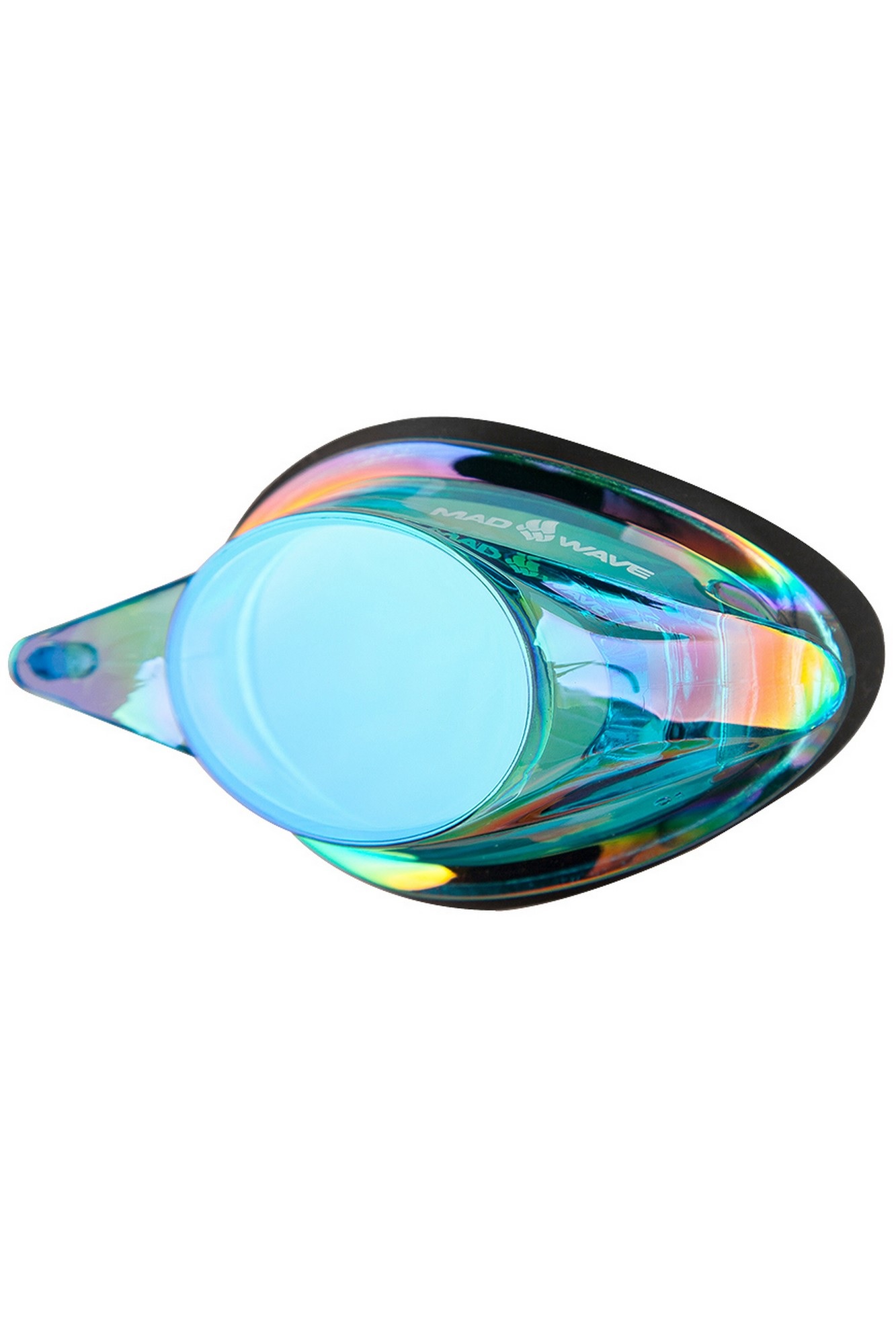 фото Линза с диоптриями для плавательных очков mad wave streamline rainbow left m0457 05 g l4w голубой -3,5