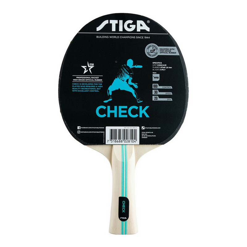 Купить Ракетка для настольного тенниса Stiga Check Hobby WRB, 1210-5818-01,