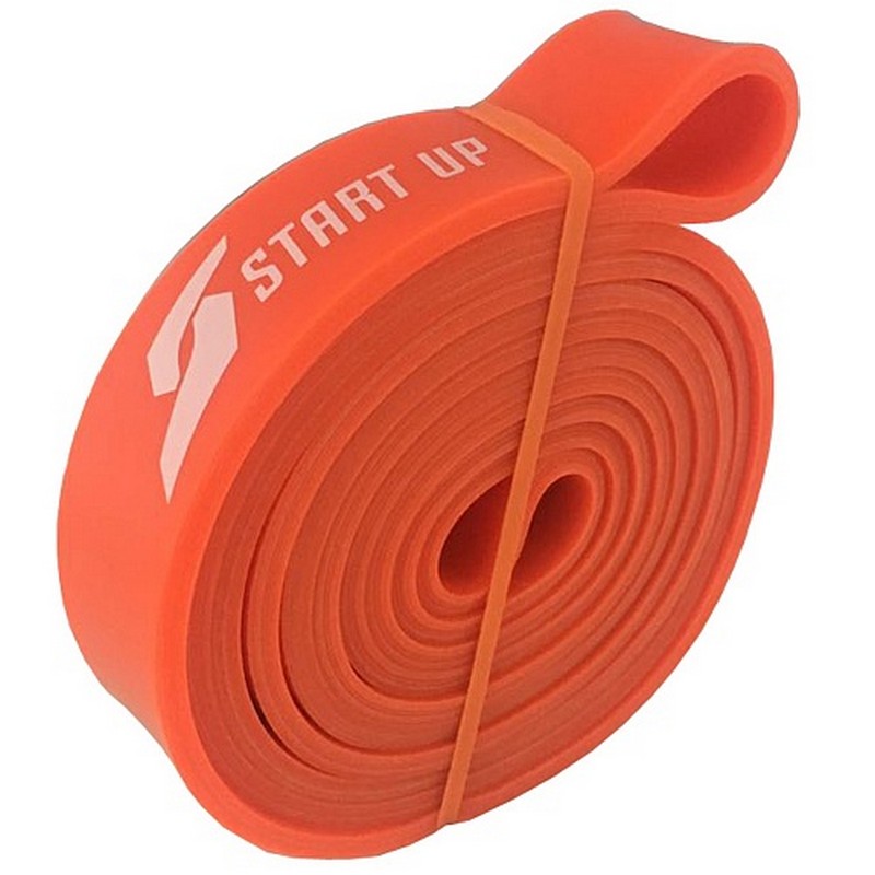 Купить Эспандер для фитнеса замкнутый Start Up NY 208x2,9x0,45 см (нагрузка 12-25кг) orange,