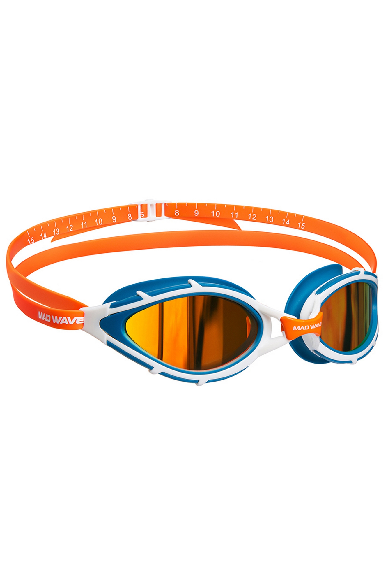 Очки для триатлона MadWave Trilogy rainbow polarized M0484 03 0 07W Оранжевый 1333_2000