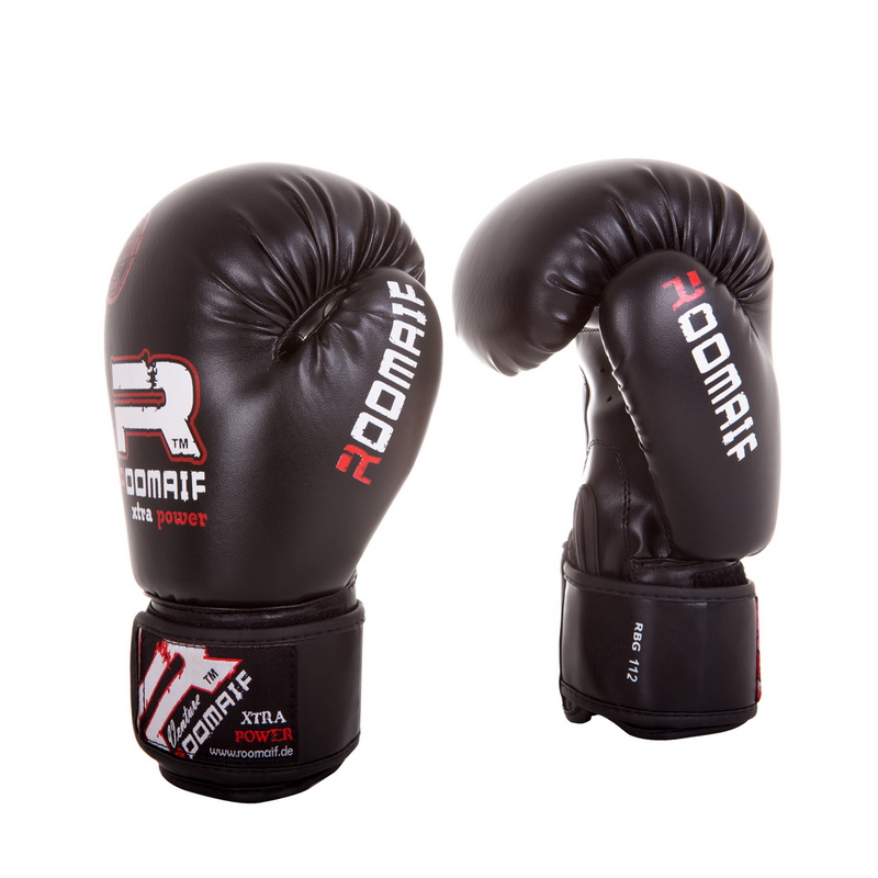 фото Боксерские перчатки roomaif rbg-112 dx black 10 oz