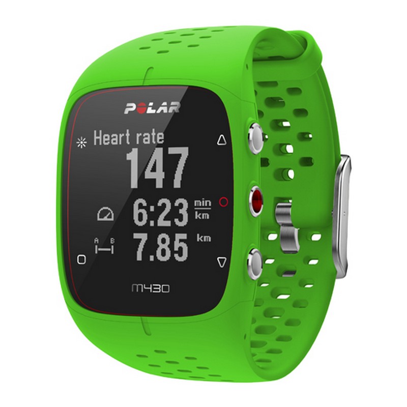 Часы для бега с GPS Polar M430 зеленый 90070085