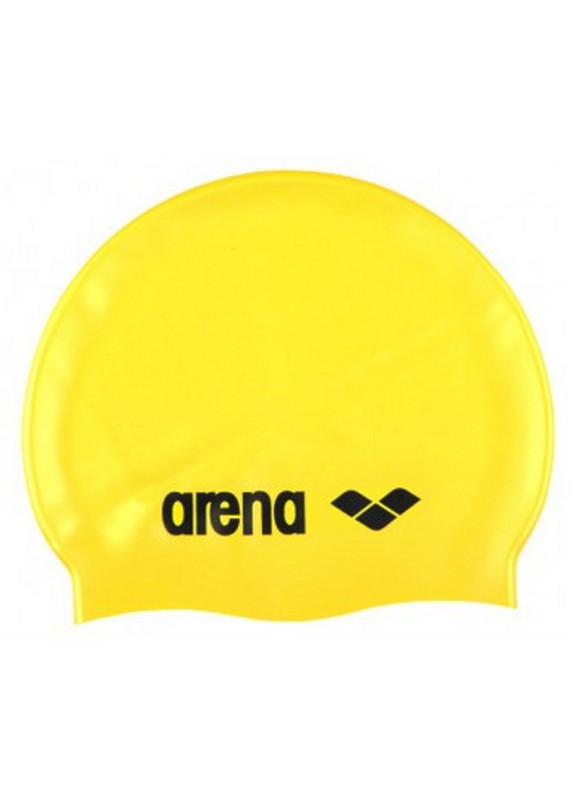 Купить Шапочка для плавания Arena Classic Silicone силикон желтый,