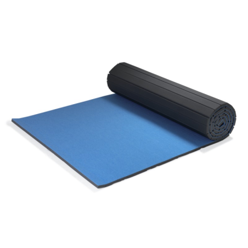 Купить Мат сворачиваемый SPIETH Gymnastics Flexiroll 6х2 м, 40 мм толщиной, цвет-синий 3900304,
