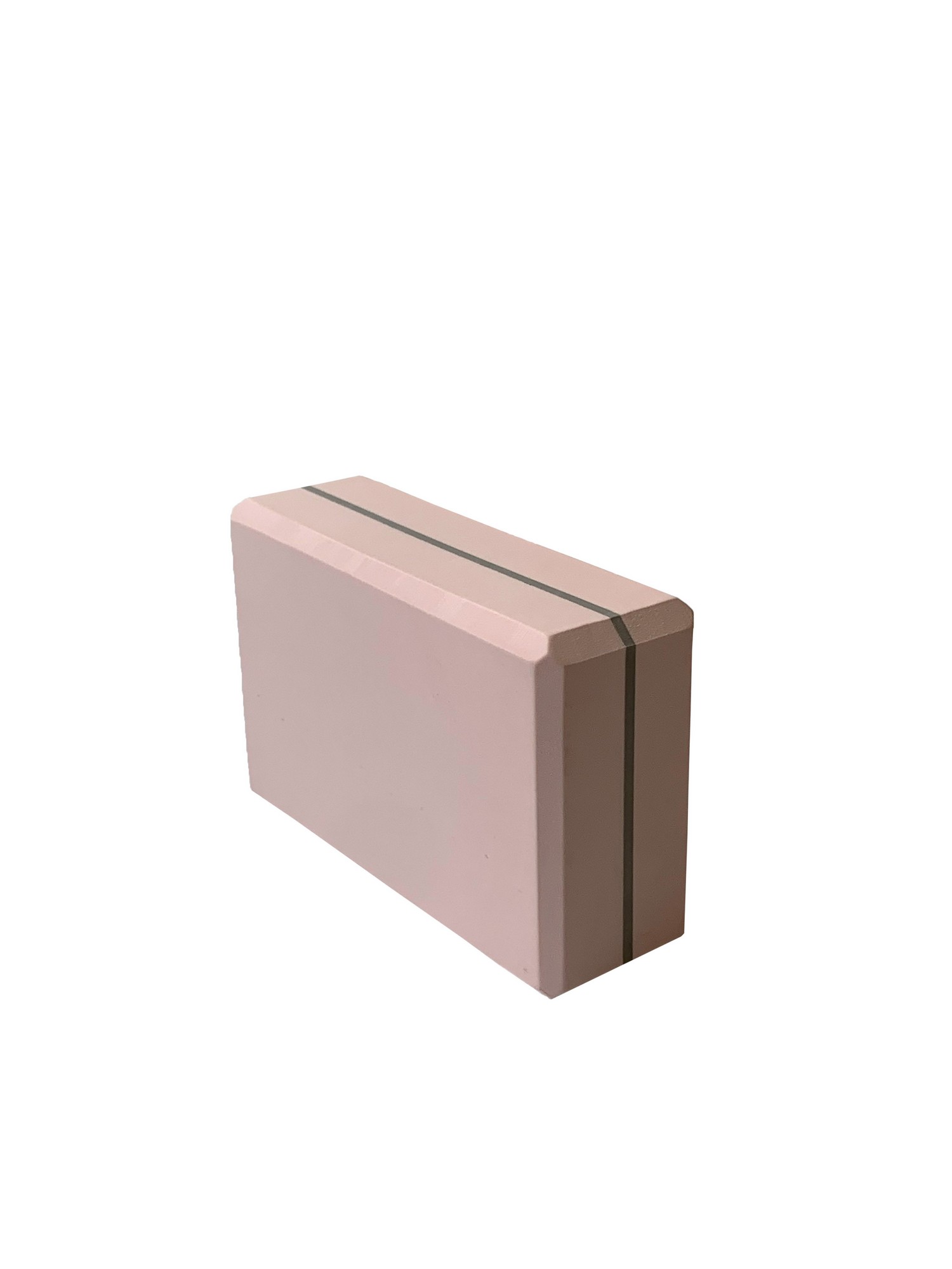 Йога блок Sportex полумягкий, из вспененного ЭВА 22,3х15х7,6 см E39131-33 светло розовый