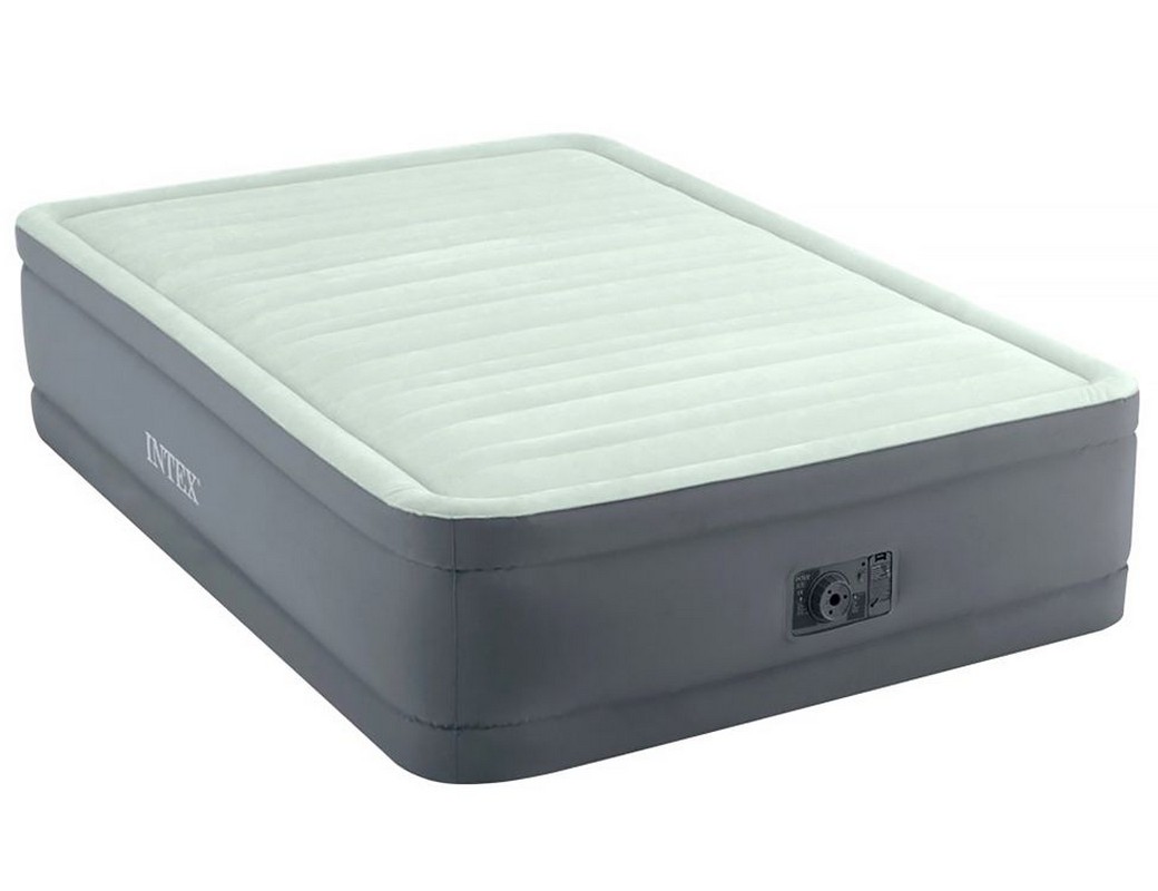 Надувная кровать Intex Premaire Elevated Airbed 137х191х46см, встроенный насос 220V 64904