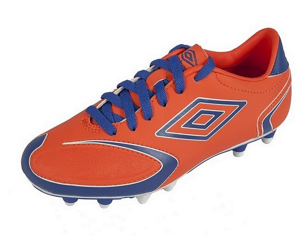 

Бутсы футбольные Umbro Stadia HG-J, детские 80931U (CXA) оранж/син/бел.