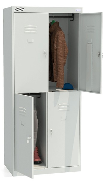 Шкаф для одежды Metall Zavod ШРК-24-800 собранный 185х80х50см