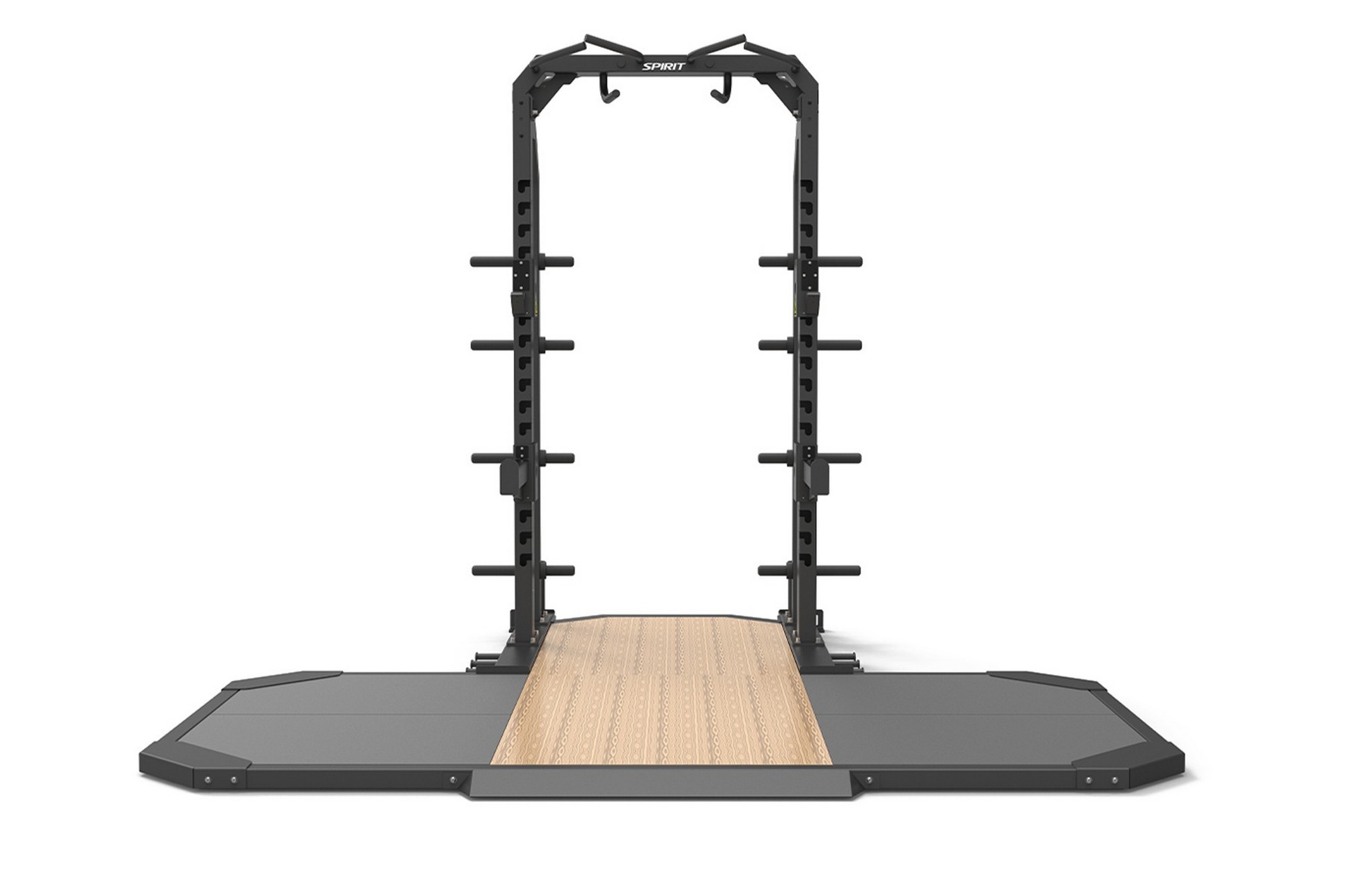 Силовая полурама с помостом Spirit Fitness SP-4202-P 2000_1333